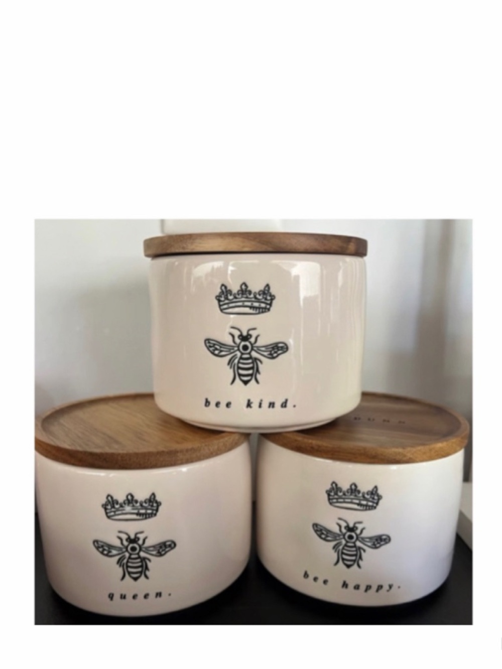 NEW Rae Dunn Bee Cellar Stackers Set 🐝